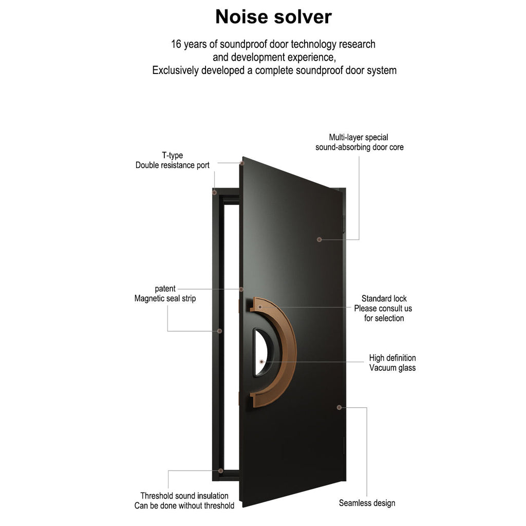 Stainless Steel Soundproof Entrance Doors LED KTV Doors for Cinemas Theater Nightclub