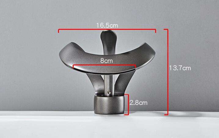 Bathroom Waterfall Basin Faucet Single Hole Mounted Ceramic Valve Core Hot & Cold Water