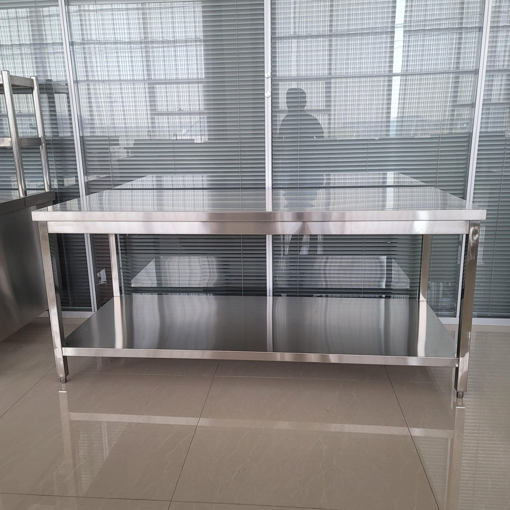Stainless Steel Table Kitchen Work Table 1200 x 600 x 800mm