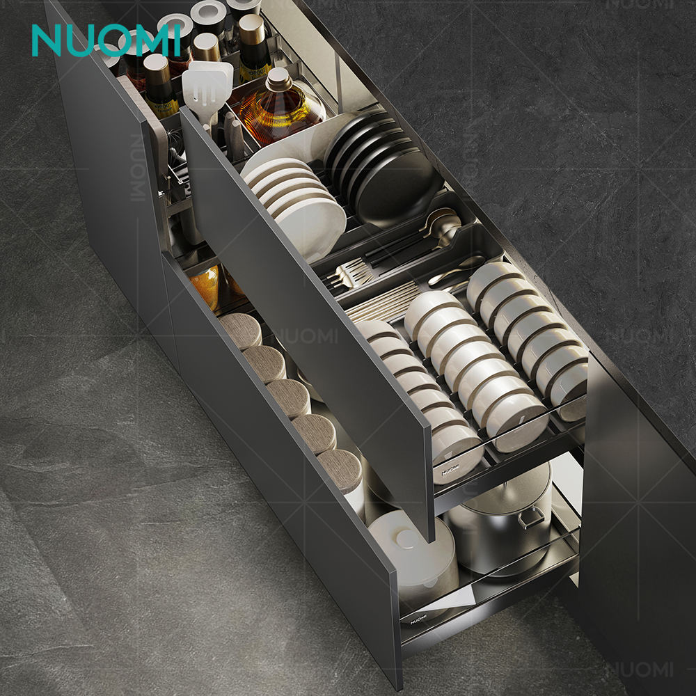 NUOMI Kitchen Cabinet Spices Rack.