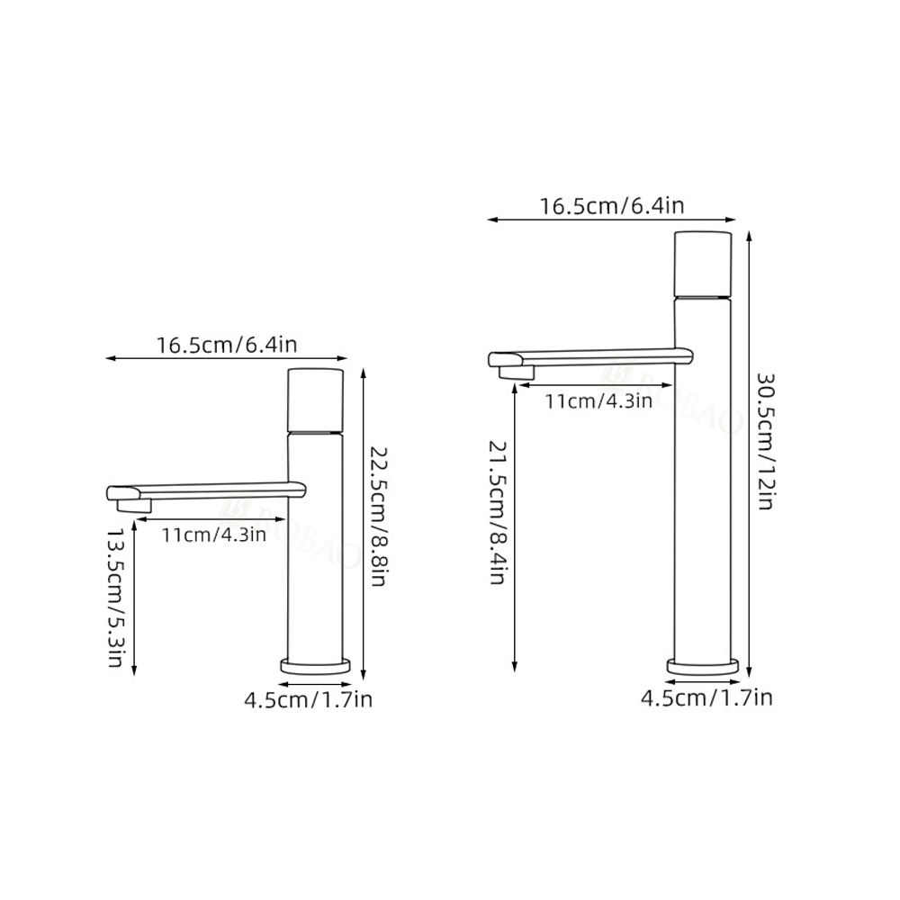 Antique Retro Single Hole Deck Mount Bathroom Brass Faucet