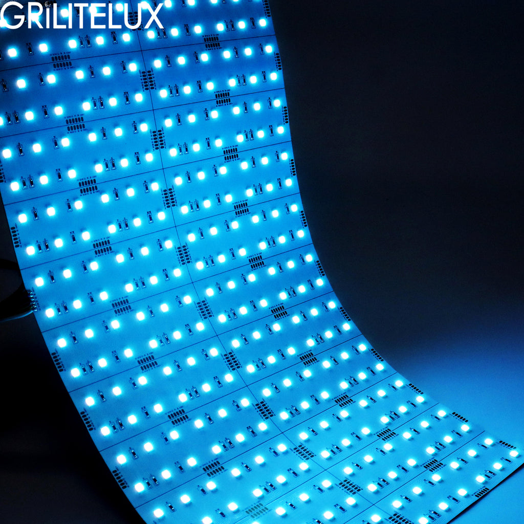 High Brightness RGB RGBW RGBCT RGBW IC Full Color Adjustable App Control Ultra Thin Led Flat Panel Light for Marble Backlight