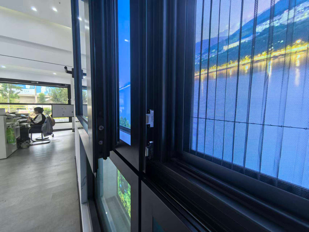2025 Australia Standard Aluminum French Windows 1800mm x 2100mm Door Single Double Glazed Casement Window Sliding Open