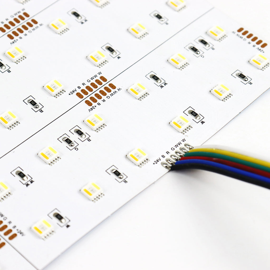 High Brightness RGB RGBW RGBCT RGBW IC Full Color Adjustable App Control Ultra Thin Led Flat Panel Light for Marble Backlight