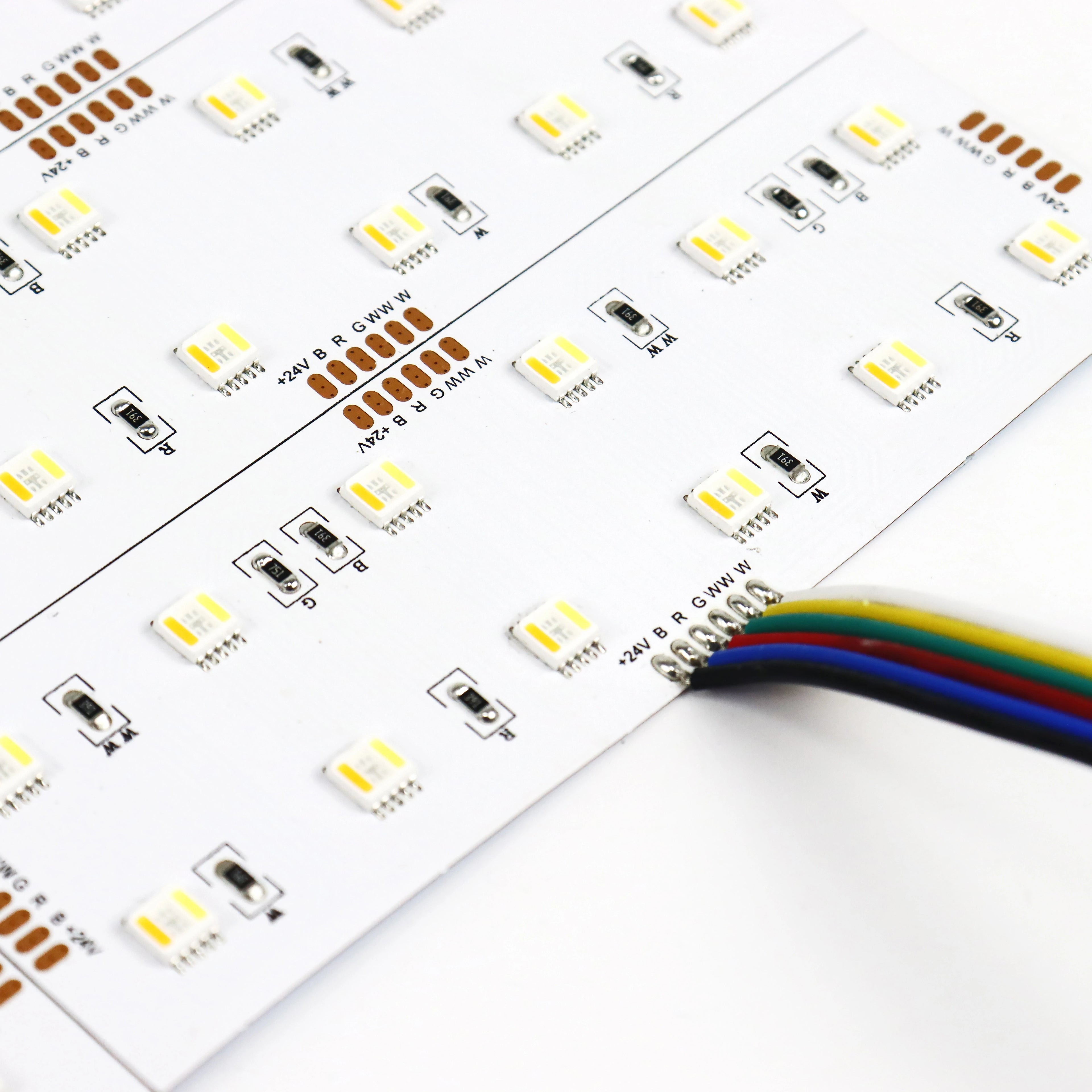 High Brightness RGB RGBW RGBCT RGBW IC Full Color Adjustable App Control Ultra Thin Led Flat Panel Light for Marble Backlight